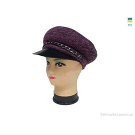 Фотография Кепка женская Зима 0480 бордовий (5 шт. р.сетка 56-62) "Mabi" недорого оптом от прямого поставщика