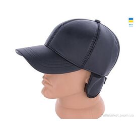 Кепка для чоловіків Зима 0481 чорний (3 шт. р.сіткаM-XL) "Mabi" недорого оптом від прямого постачальника