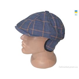 Фотография Кепка для мужчин Зима 0490 джинс (5 шт. р.сетка 56-60) "Mabi" недорого оптом от прямого поставщика