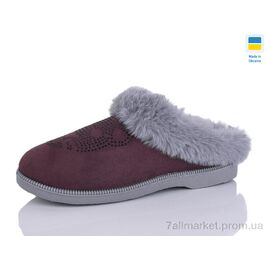 Тапки жіночі для будинку Зима Прогрес Ж PT8 коричневий (6 пар р.37-41) "Progress" недорого оптом від прямого постачальника