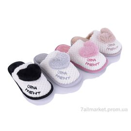 Фотография Тапки женские для дома зима 10290 mix (12 пар р.36-41) "Deshman" недорого оптом от прямого поставщика