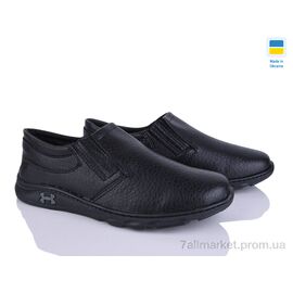 Фотография Туфли мужские стильные Весна/осень Рез1-2 чорний (8 пар р.40-45) "Paolla" недорого оптом от прямого поставщика