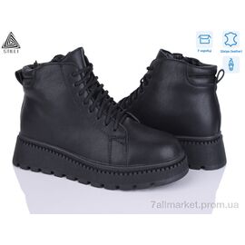 Фотография Ботинки женские стильные зима E40-1 шкіра (8 пар р.36-41) "STILLI Group" недорого оптом от прямого поставщика