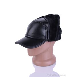 Кепка для чоловіків Зима Y613-2 black (5 шт. р.сітка56-60) "Red Hat" недорого оптом від прямого постачальника