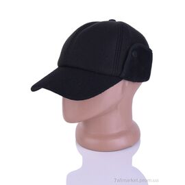 Кепка для чоловіків Зима Y614-1 black (5 шт. р.сітка54-56) "Red Hat" недорого оптом від прямого постачальника