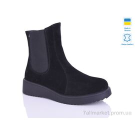 Фотография Ботинки женские стильные зима 88 чорний з. зима (6 пар р.37-41) "Sali" недорого оптом от прямого поставщика