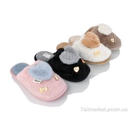 Фотография Тапки женские для дома зима WP5073 mix (12 пар р.36-41) "SANLIN 2" недорого оптом от прямого поставщика