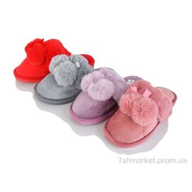 Фотография Тапки женские для дома зима DF2529 mix (12 пар р.36-41) "SANLIN 2" недорого оптом от прямого поставщика