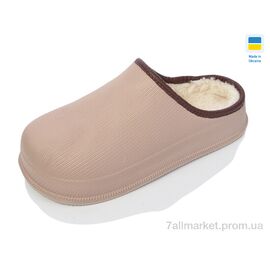 Калоші жіночі Зима N600 капучино (8 пар р.36-41) "Inblue" недорого оптом від прямого постачальника