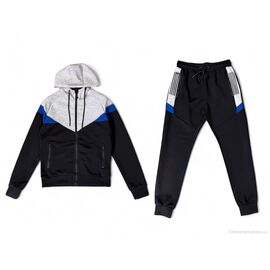 Фотография Спортивный костюм мужской Зима A135 black-grey (5 шт. р.сетка M-3XL) "Audsa" недорого оптом от прямого поставщика