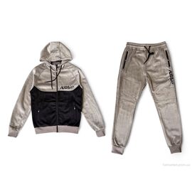Фотография Спортивный костюм мужской Зима A130 black-grey (5 шт. р.сетка M-3XL) "Audsa" недорого оптом от прямого поставщика