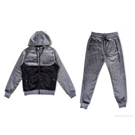 Фотография Спортивный костюм мужской Зима A130 black-d.grey (5 шт. р.сетка M-3XL) "Audsa" недорого оптом от прямого поставщика