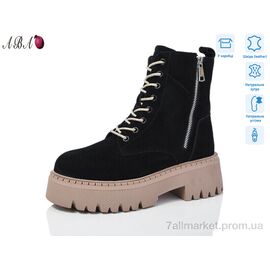 Фотография Ботинки женские стильные зима M6ABA71-3 (6 пар р.36-41) "Aba" недорого оптом от прямого поставщика