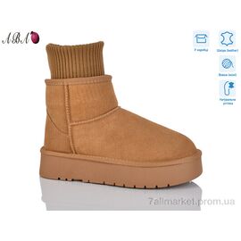 Уггі жіночі утеплені Зима T5ABA6-2 (6 пар р.36-40) "Aba" недорого оптом від прямого постачальника
