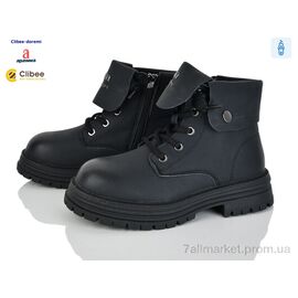 Фотография Ботинки детские удобные Весна/осень C31076-20 black (8 пар р.32-37) "Clibee-Doremi" недорого оптом от прямого поставщика