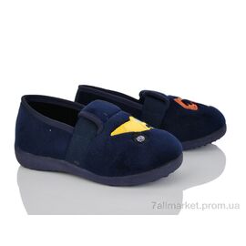 Тапки дитячі домашні Весна/осінь D1 blue (6 пар р.25-30) "Soylu" недорого оптом від прямого постачальника