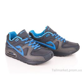 Фотография Кроссовки женские модные Весна/осень B3066-17 navy-d.grey-blue (8 пар р.36-41) "Veer-Demax" недорого оптом от прямого поставщика