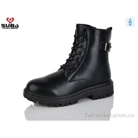 Черевики жіночі стильні Зима MB380A (8 пар р.37-42) "SUBA" недорого оптом від прямого постачальника