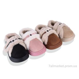 Фотография Тапки детские домашние зима 5051 mix (12 пар р.30-35) "BABYSHOP" недорого оптом от прямого поставщика