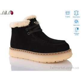 Черевики жіночі стильні Зима 6ABA8-2 (8 пар р.36-41) "Aba" недорого оптом від прямого постачальника