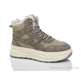 Фотография Кроссовки женские модные зима YB065-3 (8 пар р.36-41) "Ok Shoes" недорого оптом от прямого поставщика