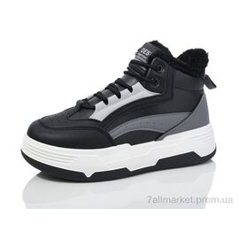 Фотография Кроссовки женские модные зима YB060-1 (8 пар р.36-41) "Ok Shoes" недорого оптом от прямого поставщика