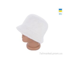 Фотография Панама женская Зима 0503 білий (4 шт. р.сетка 56-58) "Mabi" недорого оптом от прямого поставщика