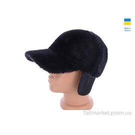 Фотография Кепка женская Зима 0514 чорний (4 шт. р.сетка One size) "Mabi" недорого оптом от прямого поставщика