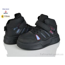 Фотография Ботинки детские удобные Весна/осень T6546 black (6 пар р.26-31) "Clibee-Doremi" недорого оптом от прямого поставщика