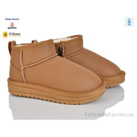 Фотография Угги детские утепленные зима S5517 brown (6 пар р.32-37) "Clibee-Doremi" недорого оптом от прямого поставщика