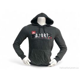 Батник чоловічий Весна/осінь 87654 сірий (5 шт. р.сіткаS-2XL) "TurkishBrend" недорого оптом від прямого постачальника