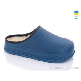 Тапки жіночі для будинку Зима 600 хутро т.синій (8 пар р.36-41) "Inblue" недорого оптом від прямого постачальника