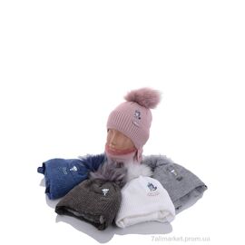 Фотография Шапка детская Зима KA221 mix (5 шт. р.сетка 44-46) "Red Hat" недорого оптом от прямого поставщика