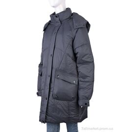 Куртка жіноча Зима 2022-51 (12016) grey (5 шт. р.сіткаXL-5XL) "Obuvok" недорого оптом від прямого постачальника