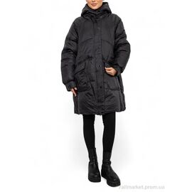 Куртка жіноча Зима 2022-51 (12016) black БАТАЛ (5 шт. р.сіткаXL-5XL) "Obuvok" недорого оптом від прямого постачальника