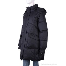 Куртка жіноча Зима 2022-51 (12016) black (5 шт. р.сіткаXL-5XL) "Obuvok" недорого оптом від прямого постачальника