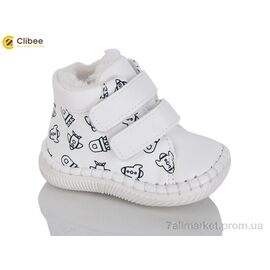 Пінетки Зима FD120 white (8 пар р.18-21) "Clibee-Apawwa" недорого оптом від прямого постачальника