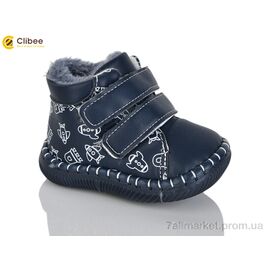 Пінетки Зима FD120 navy (8 пар р.18-21) "Clibee-Apawwa" недорого оптом від прямого постачальника