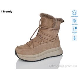 Черевики жіночі стильні Зима DH3860-28 (6 пар р.36-41) "Trendy" недорого оптом від прямого постачальника