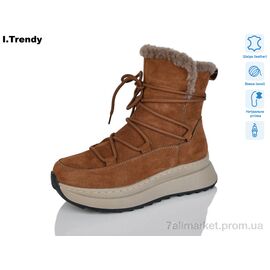 Черевики жіночі стильні Зима DH3860-33 (6 пар р.36-41) "Trendy" недорого оптом від прямого постачальника