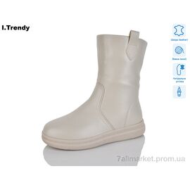 Черевики жіночі стильні Зима DH3351-9 (6 пар р.36-41) "Trendy" недорого оптом від прямого постачальника