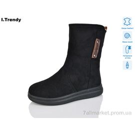 Черевики жіночі стильні Зима DH3350-11A (6 пар р.36-41) "Trendy" недорого оптом від прямого постачальника