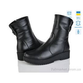 Черевики жіночі стильні Зима 47 чорний к. (6 пар р.36-41) "Mona Lisa" недорого оптом від прямого постачальника