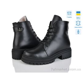 Черевики жіночі стильні Зима 49 чорний к. (6 пар р.36-41) "Mona Lisa" недорого оптом від прямого постачальника