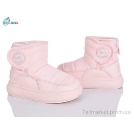 Дутики дитячі утеплені Зима T708-1-9 (8 пар р.22-27) "BBT" недорого оптом від прямого постачальника