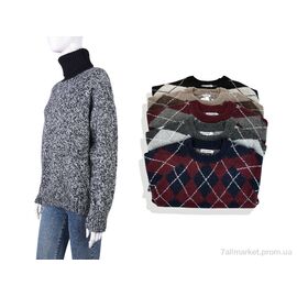 Фотография Свитер женский Весна/осень 2589 mix (8 шт. р.сетка One size) "Svit" недорого оптом от прямого поставщика