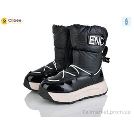 Черевики дитячі зручні Зима C40335-30 (8 пар р.32-37) "Clibee" недорого оптом від прямого постачальника