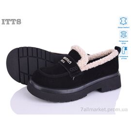 Туфлі жіночі стильні Зима 1230-1 (6 пар р.36-41) "ITTS" недорого оптом від прямого постачальника