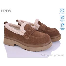 Туфлі жіночі стильні Зима 1230-45 (6 пар р.36-41) "ITTS" недорого оптом від прямого постачальника