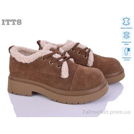 Туфлі жіночі стильні Зима 1233-45 (6 пар р.36-41) "ITTS" недорого оптом від прямого постачальника